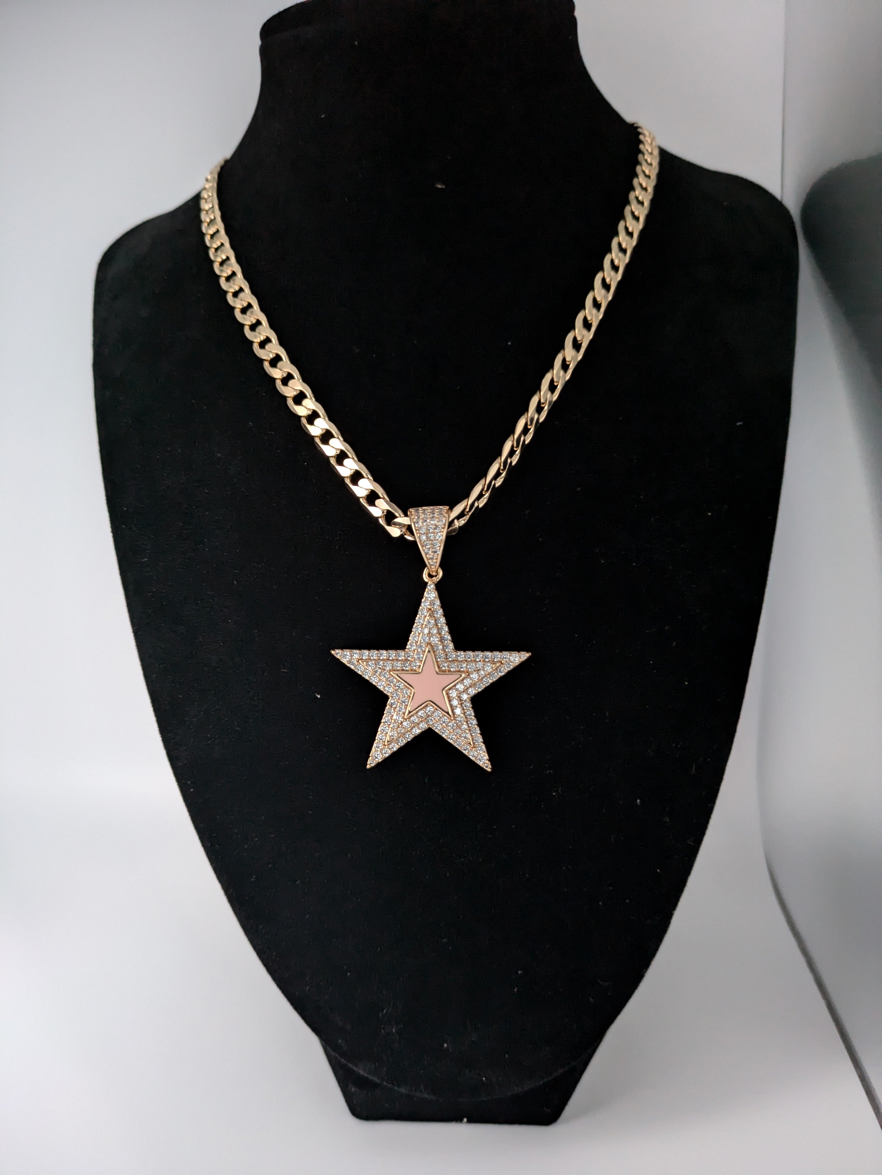 14k gold plated Necklaces with star pendant