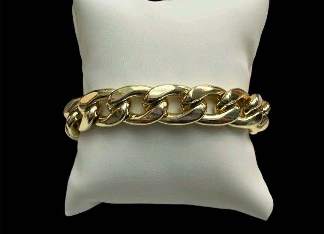 14k gold plated bracelet