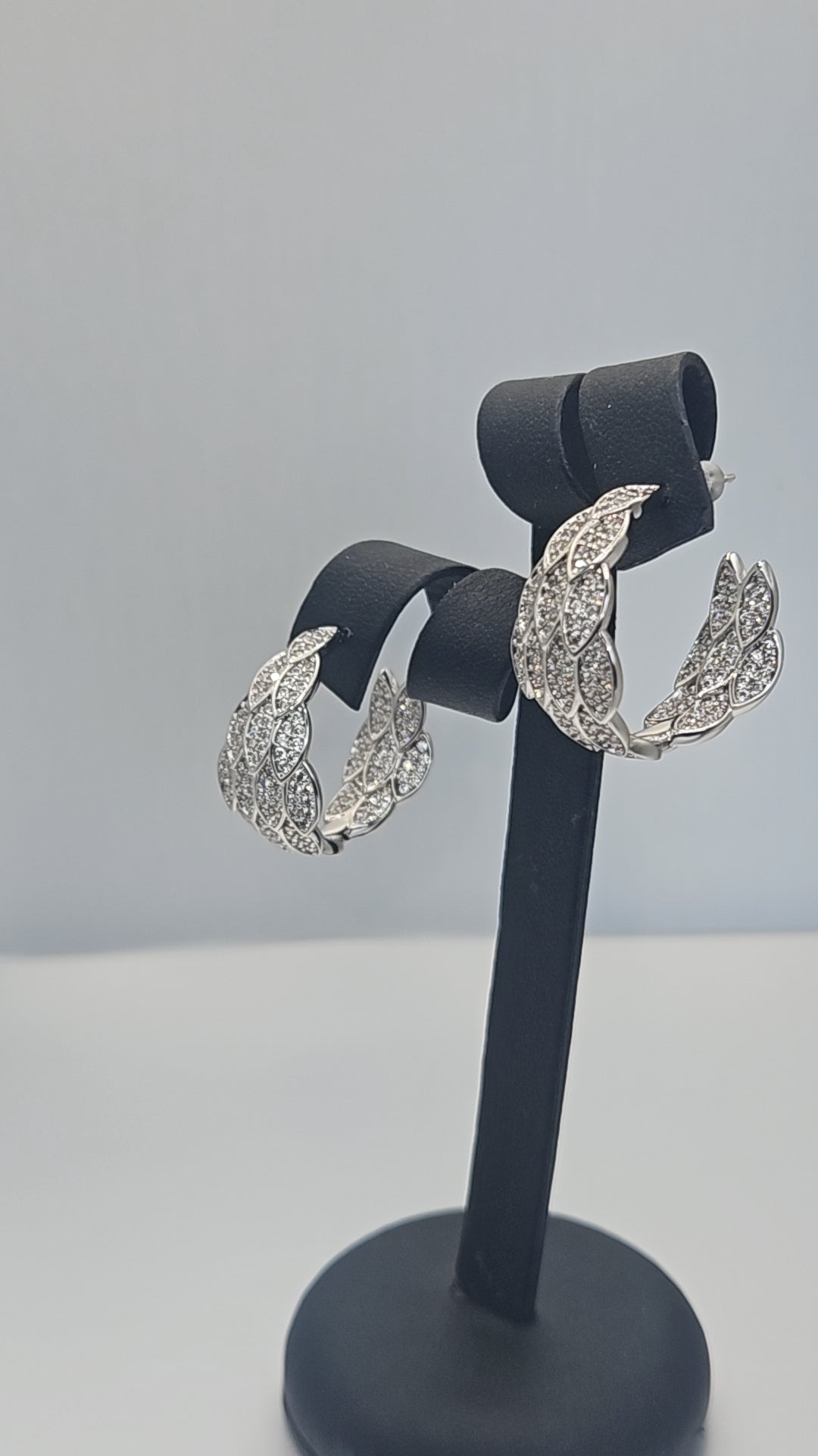 Silver plated earrings